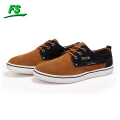 Wholesale custom leather men skateboard shoes